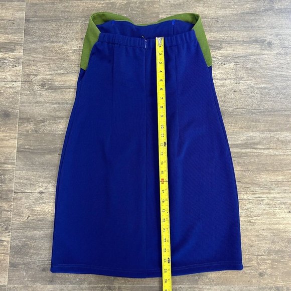 Joy Joy Women Size Medium Strapless Short Dress Blue Bow‎ Polyester - Picture 9 of 9